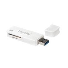 LogiLink CR0034A кардридер Белый USB 3.2 Gen 1 (3.1 Gen 1)