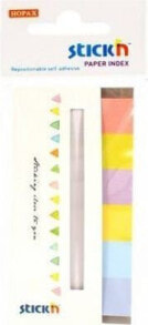 Канцелярские наборы для школы stickn bookmarks index. paper mix 6 colors neon Candy (242351)