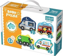 Купить деревянные пазлы для детей Trefl: Развивающие пазлы для малышей Trefl Puzzle Baby Classic, Pojazdy i zawody