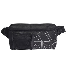 Мужские поясные сумки Мужская поясная сумка текстильная черная спортивная adidas Messenger bag adidas Bos HC4770
