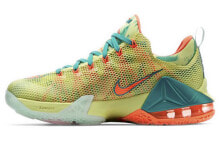 Nike LeBron 12 Low LeBronold Palmer PRM 黄绿 实战篮球鞋 / Кроссовки Nike LeBron 12 Low LeBronold Palmer PRM 776652-383