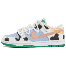 【定制球鞋】 Nike Dunk Low 牛仔乐园 清爽夏日 多巴胺 童趣 元气少女 低帮 板鞋 女款 蓝绿 / Кроссовки Nike Dunk Low FD9924-311