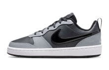 Nike Court Borough Low 2 休闲 耐磨 低帮 板鞋 GS 黑灰 / Кроссовки Nike Court Borough Low 2 GS BQ5448-014