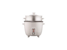 Brentwood 4-Cup Uncooked Rice Cooker and Food Steamer, White TS-700S