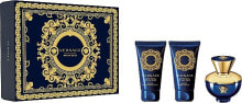 Versace Dylan Blue Pour Femme - Duftset (Eau de Parfum 50ml + Körperlotion 50ml + Duschgel 50ml)