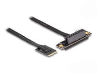 M.2 Key A+E zu PCIe x4 NVMe Adapter gewinkelt mit 20 cm Kabel - Adapter - Digital/Display/Video