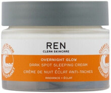 Купить увлажнение и питание кожи лица REN: Overnight Glow Dark Spot Sleeping Cream