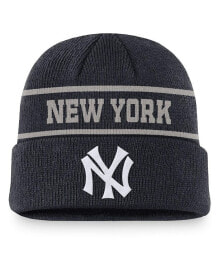 Nike men's Navy New York Yankees Cooperstown Collection Rewind Terra Cuffed Knit Hat