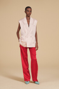 Oversize linen blend waistcoat - limited edition