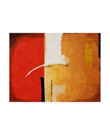 Trademark Global pablo Esteban Tones of Red and White 1 Canvas Art - 27