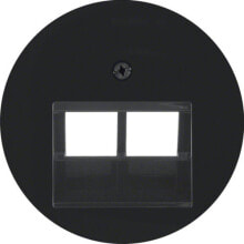 Настенно-потолочные светильники berker 14092045 рамка для розетки/выключателя Черный