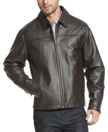 Купить мужские куртки BGSD: Men's Men Greg Open Bottom Zip Front Leather Jacket