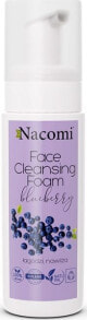 Nacomi Blueberry Face Cleansing Foam Успокаивающая и увлажняющая пенка для умывания с экстрактом черники 150 мл