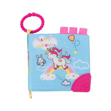 KIKKABOO Tela Educational Book With Happy Unicorn Bites