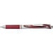 Energel BL77 - Retractable gel pen - Burgundy - Burgundy - Silver - Round - 0.7 mm - Water-based ink