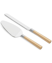 Vera Wang Wedgwood with Love Gold Cake Knife and Server
