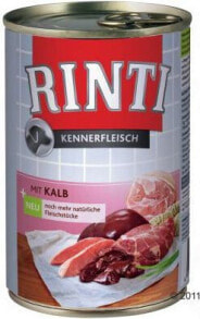 Купить влажные корма для собак Rinti: Rinti RINTI 400g PUSZKA CIELĘCINA