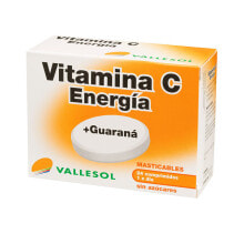 Витамин С Vallesol Vitamina C Energia  Витамин С + гуарана 24 капсулы
