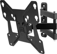 Brackets and racks for televisions and audio equipment