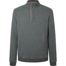 HACKETT Herringbone Half Zip Sweatshirt