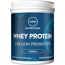 Сывороточный протеин mRM Natural Whey Protein Powder Натуральный сывороточный протеин с пробиотиками - 2 млрд КОЕ - Ванильный 458 г