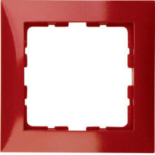 Умные розетки, выключатели и рамки berker 10118962 рамка для розетки/выключателя Красный