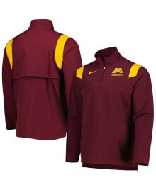 Nike men's Maroon Minnesota Golden Gophers 2022 Coaches Sideline Quarter-Zip Top