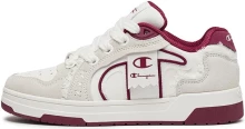 Champion Street Skater 1 Low-Top Skateboard Shoes Unisex Milk White/Team Red