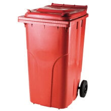 Мусорные ведра и баки Waste and trash can container ATESTS Europlast Austria - red 240L