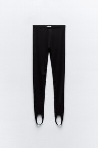 Polyamide blend stirrup leggings