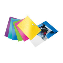 LEITZ Assorted WOW PP A4 3 Flaps Folder