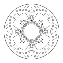 MOTO-MASTER Round Kawasaki 110650 Brake Disc