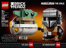 Конструктор LEGO BrickHeadz 75317 Мандалорец и малыш