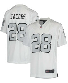 Nike youth Josh Jacobs White Las Vegas Raiders Color Rush Game Jersey