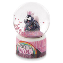 NICI Glitter Globe Unicorn Diamond Dust 6.5 cm