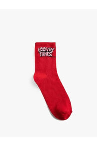 Kadın Looney Toones Soket Çorap Lisanslı Desenli