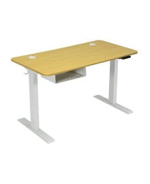 Slickblue 48 Inches Electric Standing Adjustable Desk with Control Panel and USB Port