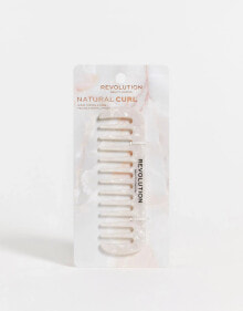 Купить средства для ухода за волосами Revolution Hair: Revolution Hair Natural Curl Wide Tooth Comb White