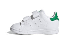 【TD婴童】adidas originals Stan Smith 白绿尾 / Детские кроссовки adidas Stan Smith Shoes (Белые)