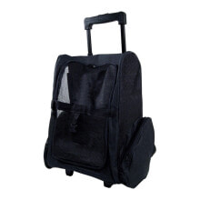 Рюкзак на колесиках для домашних животных Gloria Trolley Trip Чёрный (36 x 30 x 49 cm)