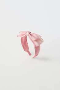 Headband with organza bow