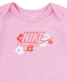 Nike baby Girls Bodysuit and Floral Leggings Set