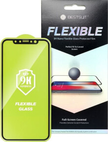 Bestsuit Szkło hybrydowe Bestsuit Flexible 5D Full Glue do iPhone 14 Pro czarny