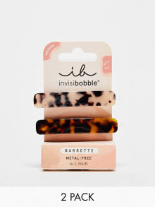 Купить средства для ухода за волосами invisibobble: invisibobble Hair Barrette x2 - Havana Mama