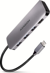 Купить компьютерные разъемы и переходники Axagon: Stacja/replikator Axagon HMC-HCR3A USB-C