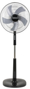Termozeta Airzeta - Household blade fan - Black - Chrome - Grey - Floor - 58.6 dB - 2523.6 m³/h - Buttons