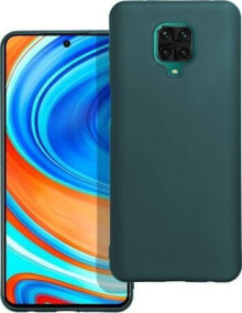 OEM Futerał MATT do XIAOMI Redmi Note 9 Pro ciemnozielony