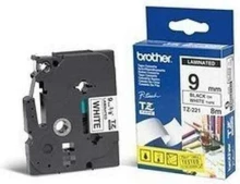 Laminated Tape for Labelling Machines Brother TZE221 Black/White