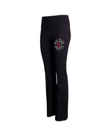 Women's Black Ohio State Buckeyes Enclave Tri-Blend Flared Leggings купить в интернет-магазине