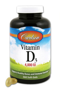 Витамин D carlson Vitamin D3 -- Витамин D3 - 4000 МЕ - 360 капсул